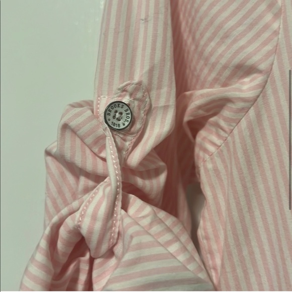 Brooks Brothers Red Label pink pinstripe Oxford shirt dress - Picture 2 of 8